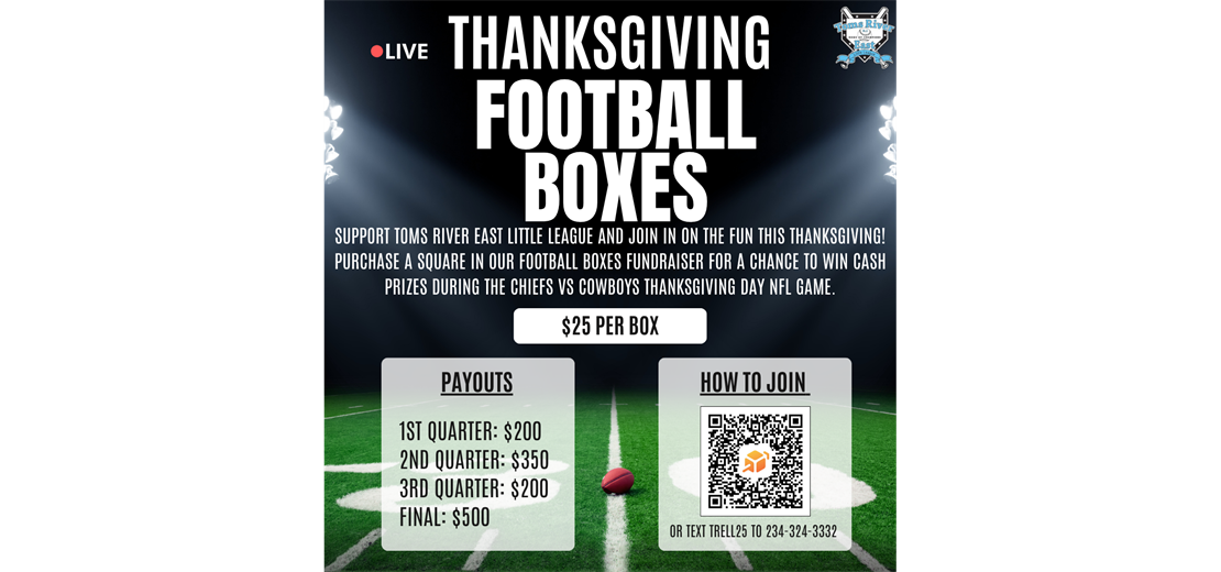 Thanksgiving Football Boxes Fundraiser