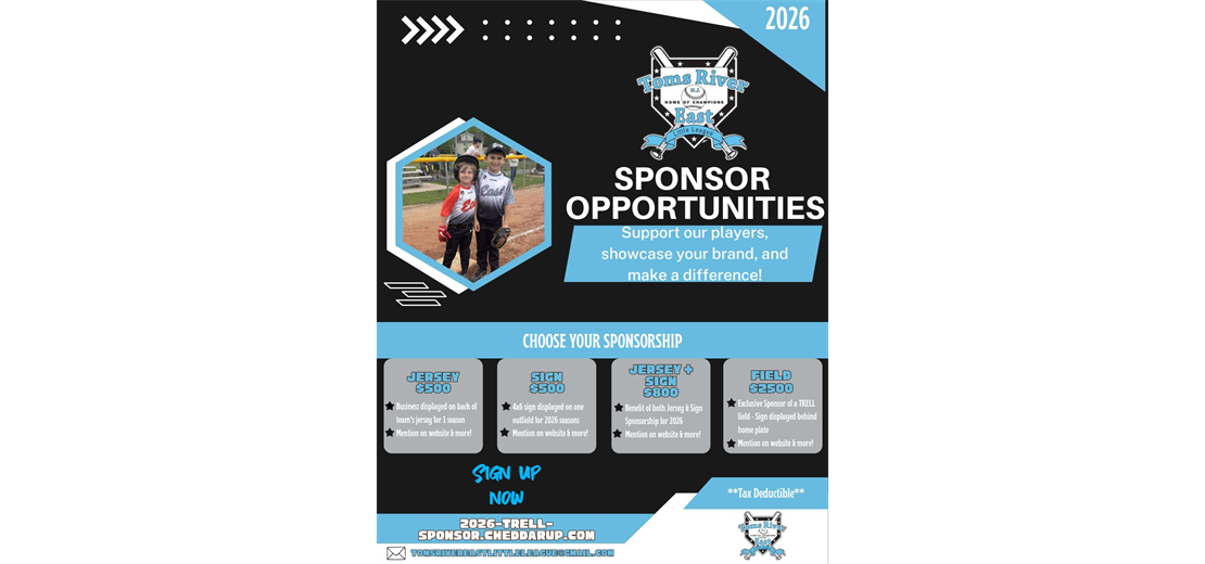 2026 Sponsorship Opportunities